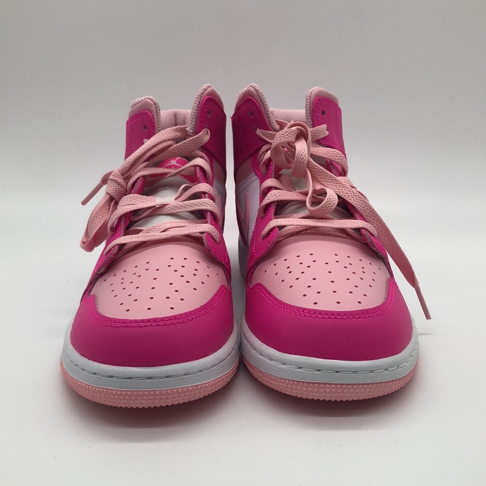 Air Jordan 1 Mid Fierce Pink FD8780-116 (GS) NWOB - Picture 3 of 5